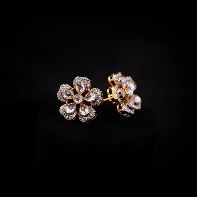 Polki Floral Tops by Jewels by RF, view 2
