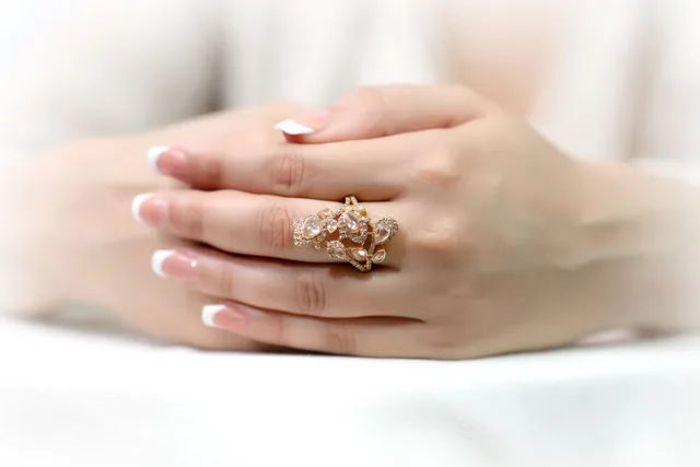 Polki Ring by Jewels by RF, view 5