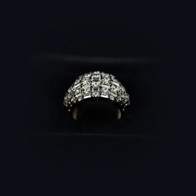 Baguette Thick Band by Jewels by RF, view 5