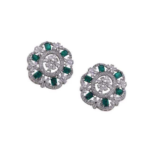 Emerald Cluster Tops by Jewels by RF, view 3