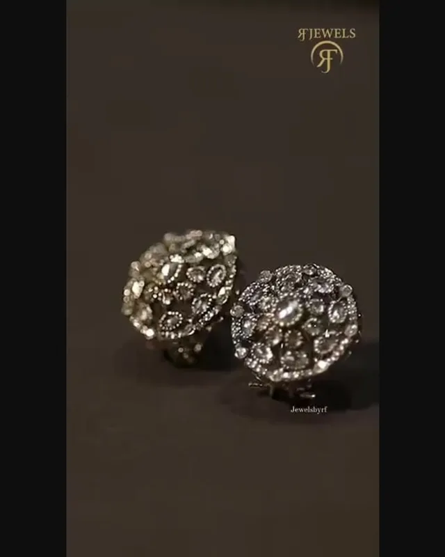 Silver Polki Tops by RF Jewels, view 3
