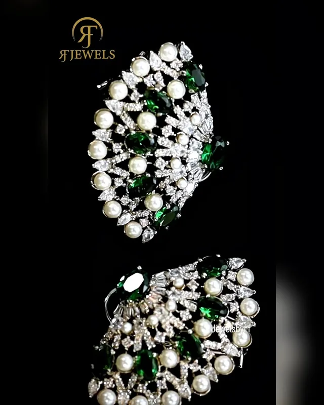 Mor Pankh Earrings by RF Jewels, view 3