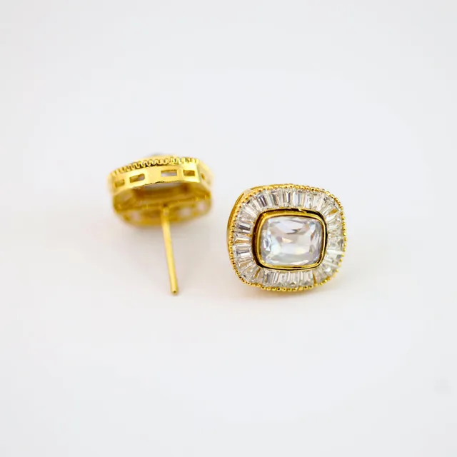 Polki Studs by Jewels by RF, view 5