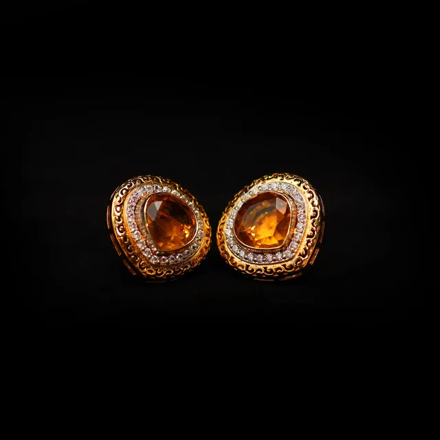 Citrine Halo by Jewels by RF, view 7