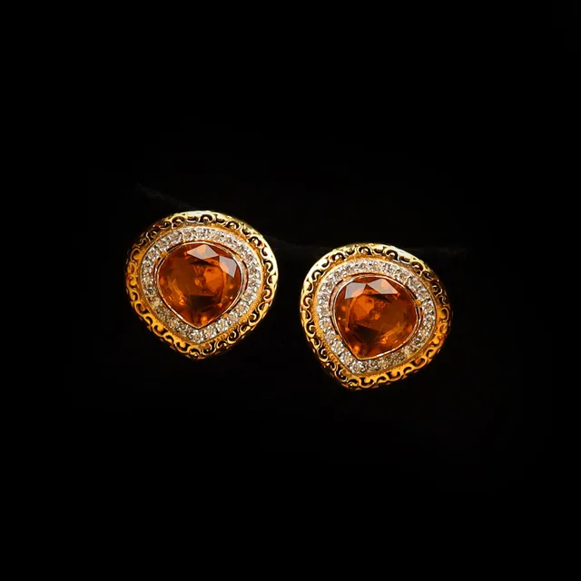 Citrine Halo by Jewels by RF, view 5