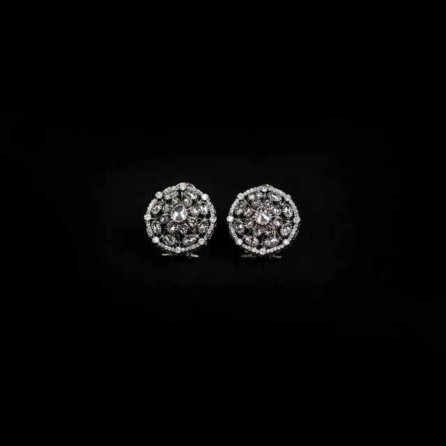 Silver Polki Tops by Jewels by RF