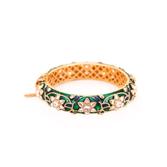 Royal Meena Bangle by Jewels by RF