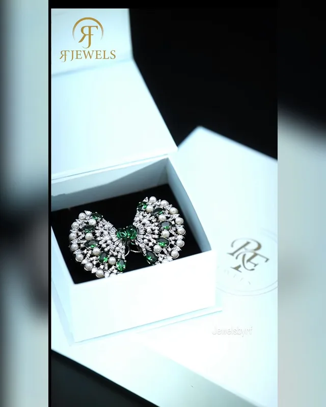 Mor Pankh Earrings by RF Jewels