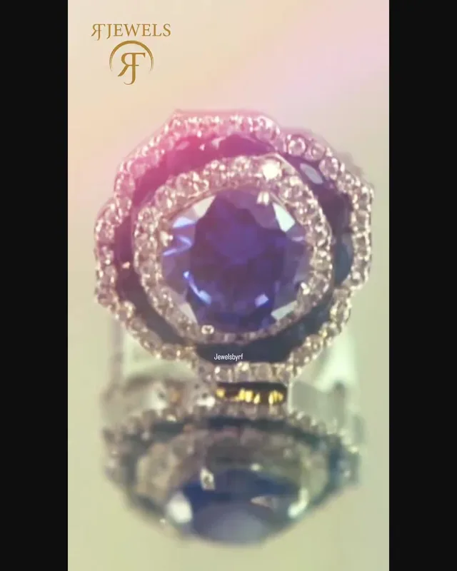 Sapphire Cocktail Ring by RF Jewels, view 4