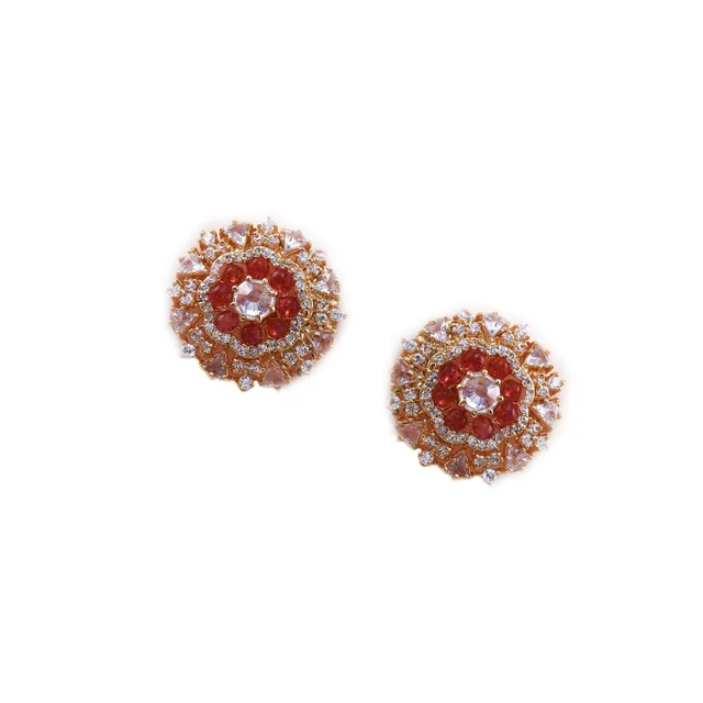 Polki Flower Tops by Jewels by RF