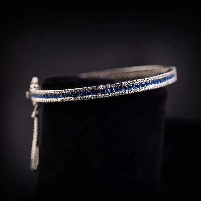 Sapphire Bangle by Jewels by RF, view 4