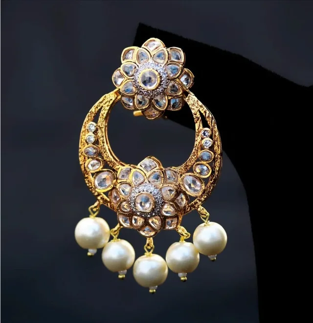 Mukesh Chandbali by Jewels by RF, view 4