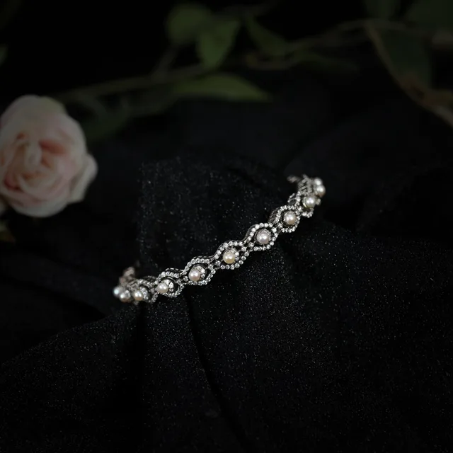 Pearl Bangle by Jewels by RF, view 4