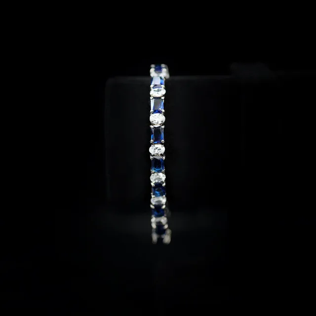 Sapphire Tennis by Jewels by RF, view 2