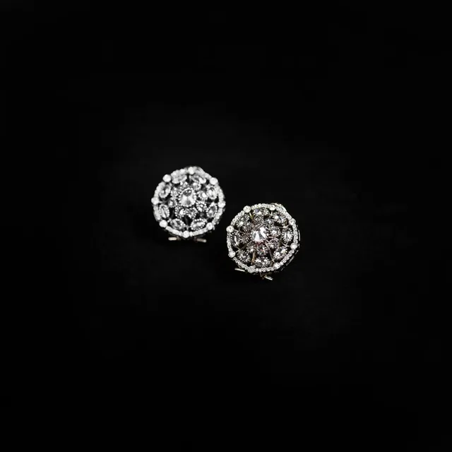 Silver Polki Tops by Jewels by RF, view 6
