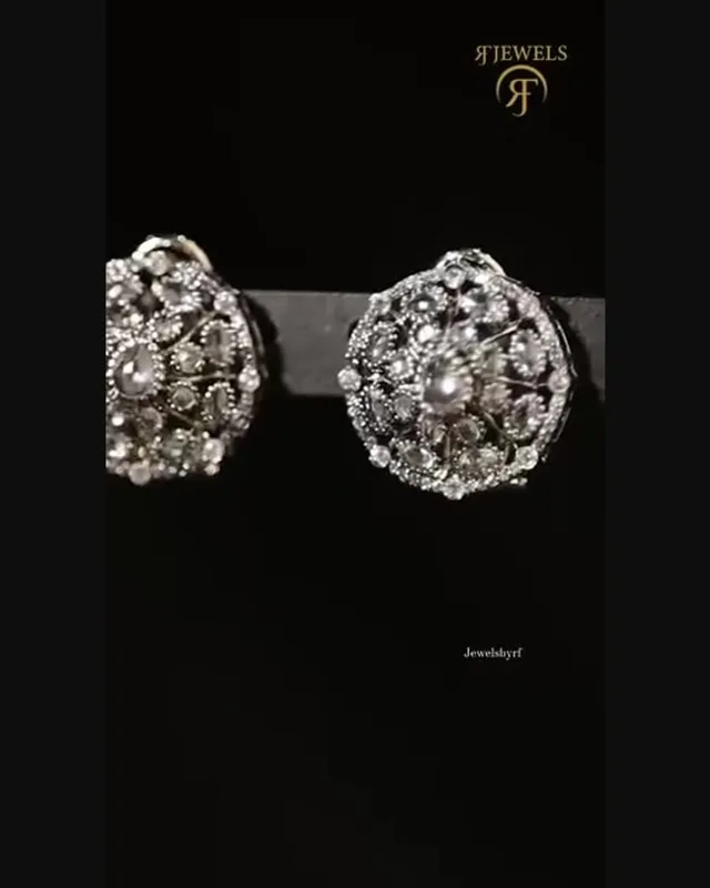 Silver Polki Tops by RF Jewels, view 2