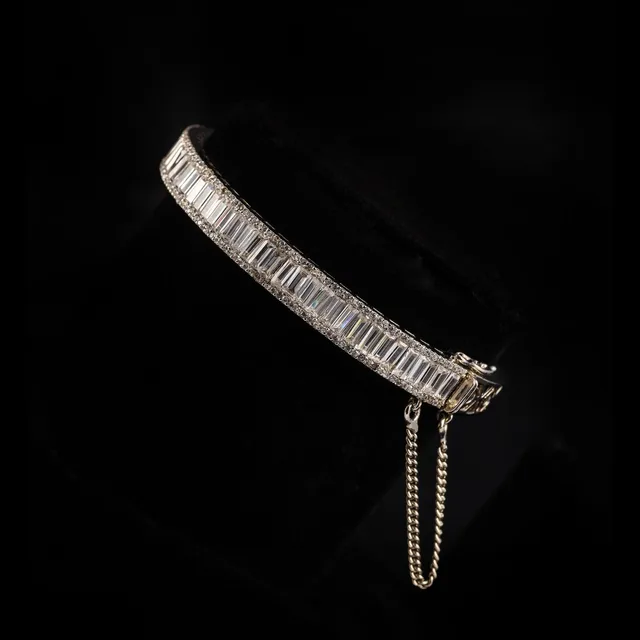Baguette Bangle by Jewels by RF