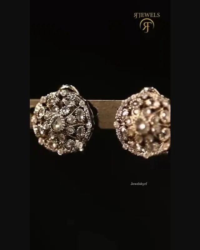 Silver Polki Tops by RF Jewels, view 5