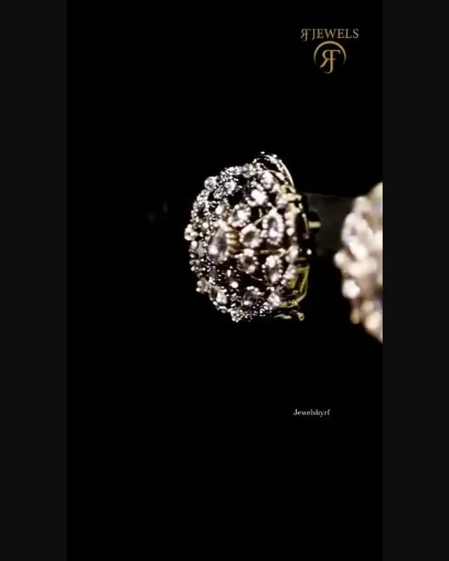 Silver Polki Tops by RF Jewels