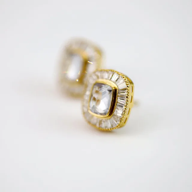 Polki Studs by Jewels by RF, view 3