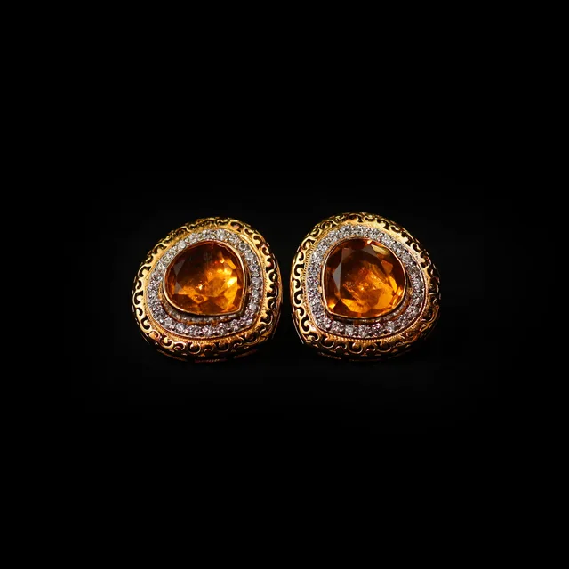 Citrine Halo by Jewels by RF, view 6