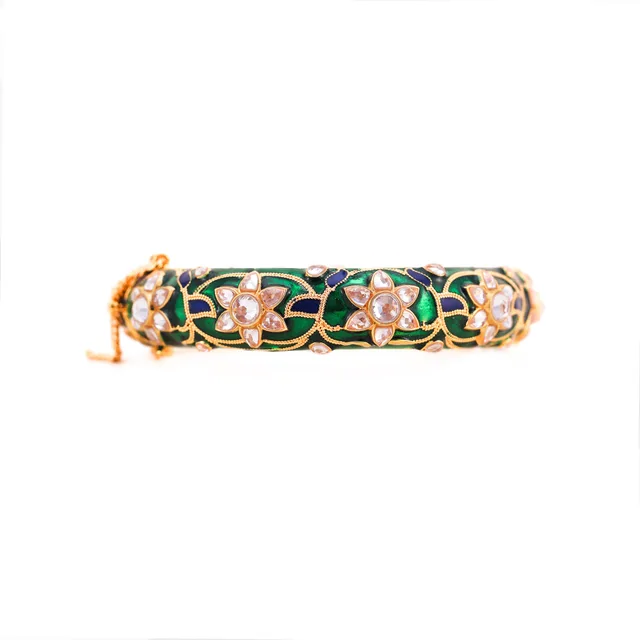 Royal Meena Bangle by Jewels by RF, view 3