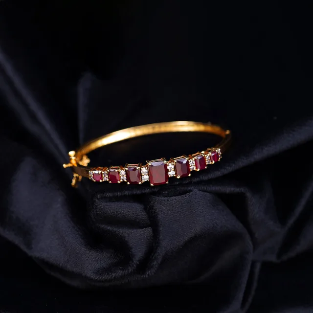 Ruby Rich Bangle by Jewels by RF, view 3