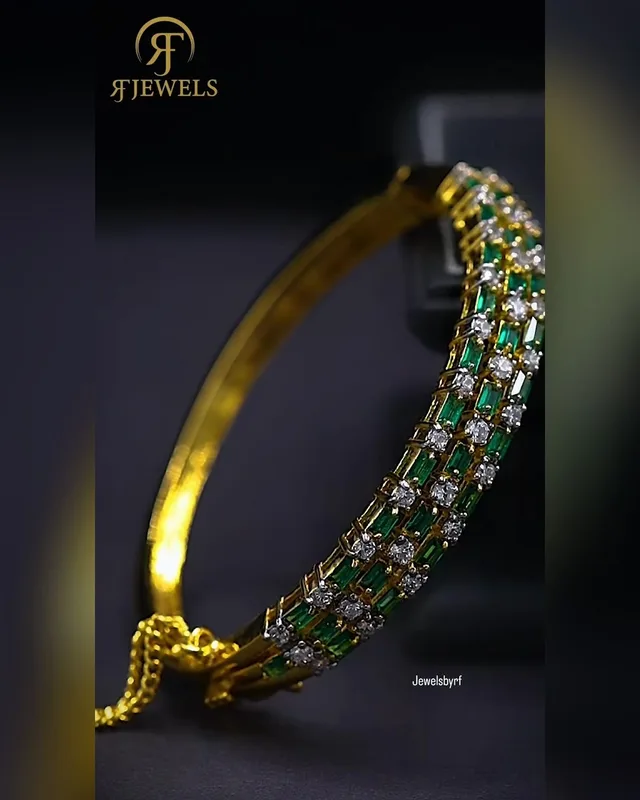Ema Emerald Bangle by RF Jewels