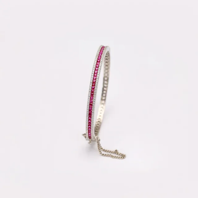 Ruby Bangle by Jewels by RF, view 3