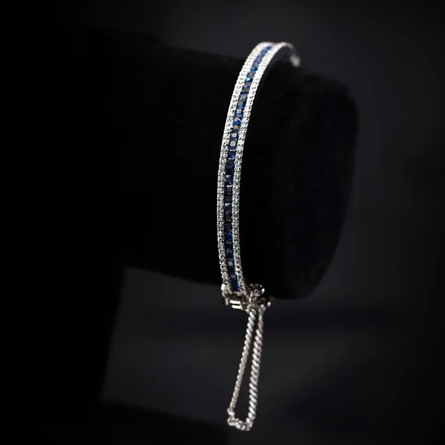 Sapphire Bangle by Jewels by RF, view 2