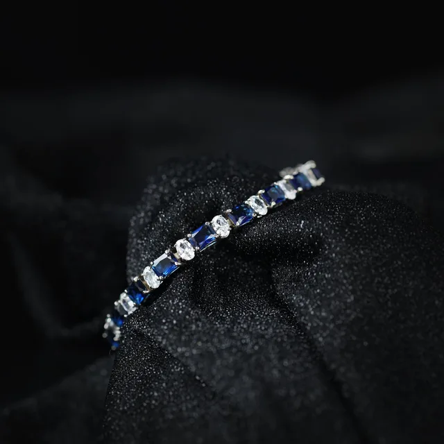Sapphire Tennis by Jewels by RF, view 2