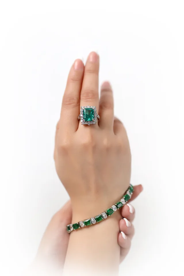Royal Emerald Ring by Jewels by RF, view 2