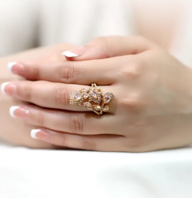 Polki Ring by Jewels by RF, view 3