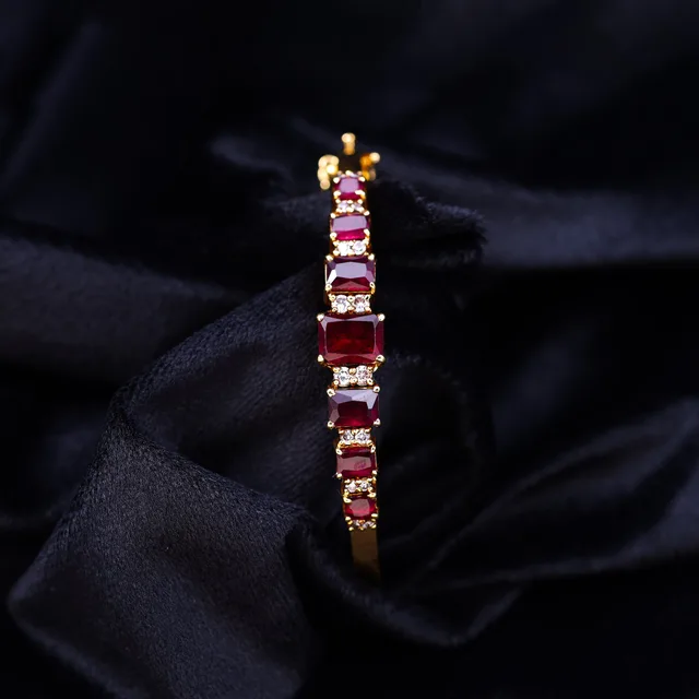 Ruby Rich Bangle by Jewels by RF, view 2