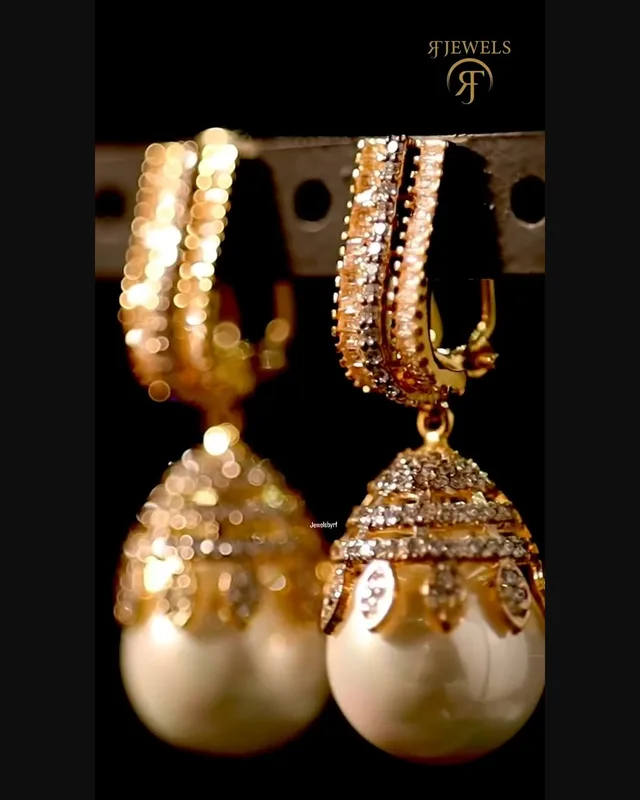 Pearl Earrings by RF Jewels