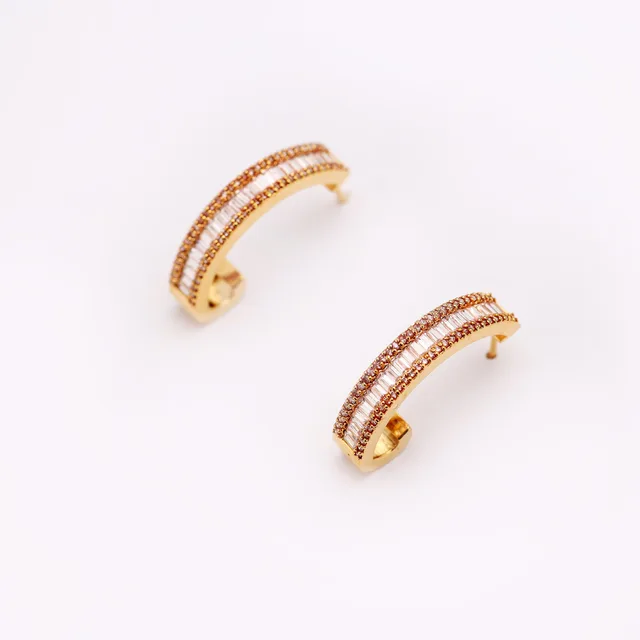 Rosegold Half Hoops by Jewels by RF