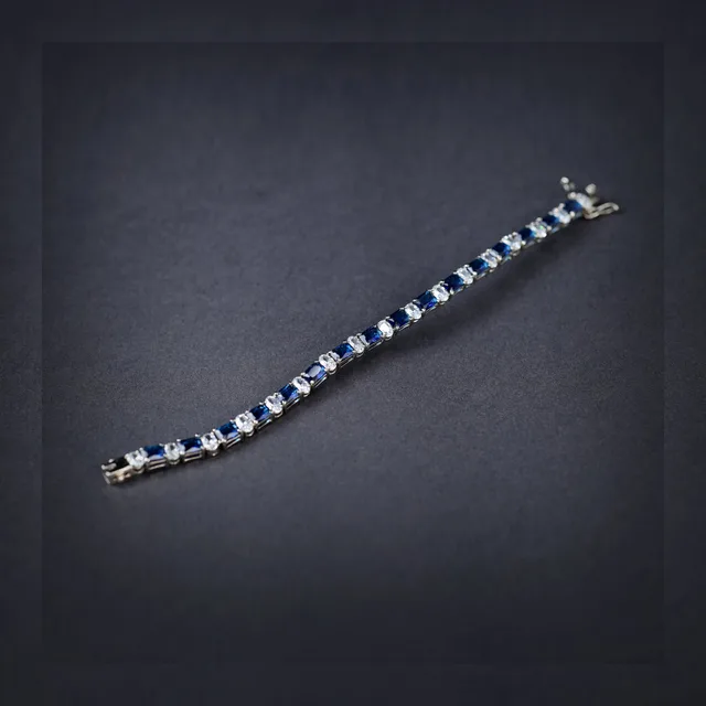 Sapphire Tennis by Jewels by RF, view 4