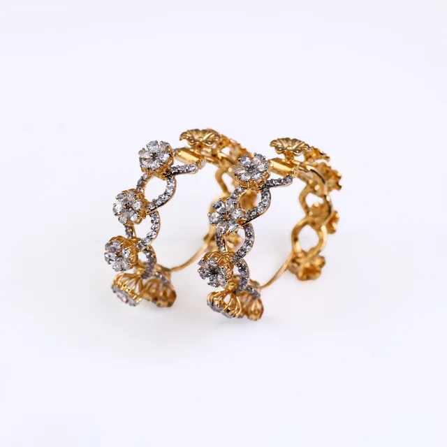 Floral Hoops by Jewels by RF, view 4