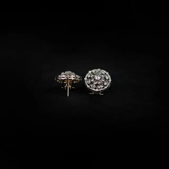 Silver Polki Tops by Jewels by RF, view 4
