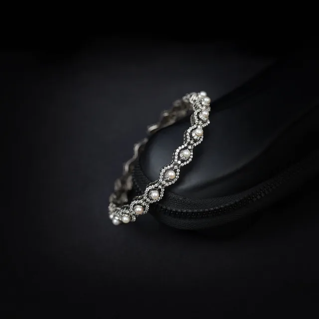 Pearl Bangle by Jewels by RF, view 6