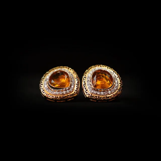 Citrine Halo by Jewels by RF, view 3