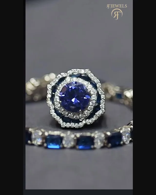 Sapphire Tennis Bracelet by RF Jewels