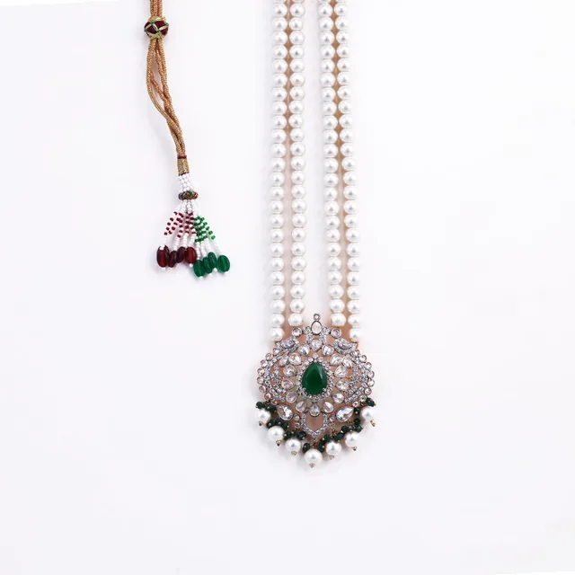 Raj Polki Pendant by Jewels by RF, view 2
