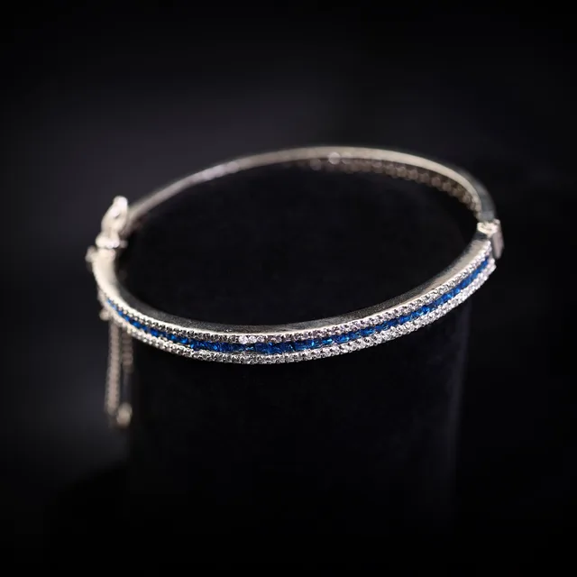 Sapphire Bangle by Jewels by RF, view 3