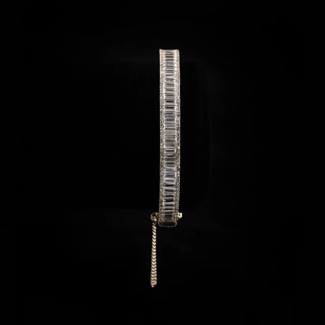 Baguette Bangle by Jewels by RF, view 2