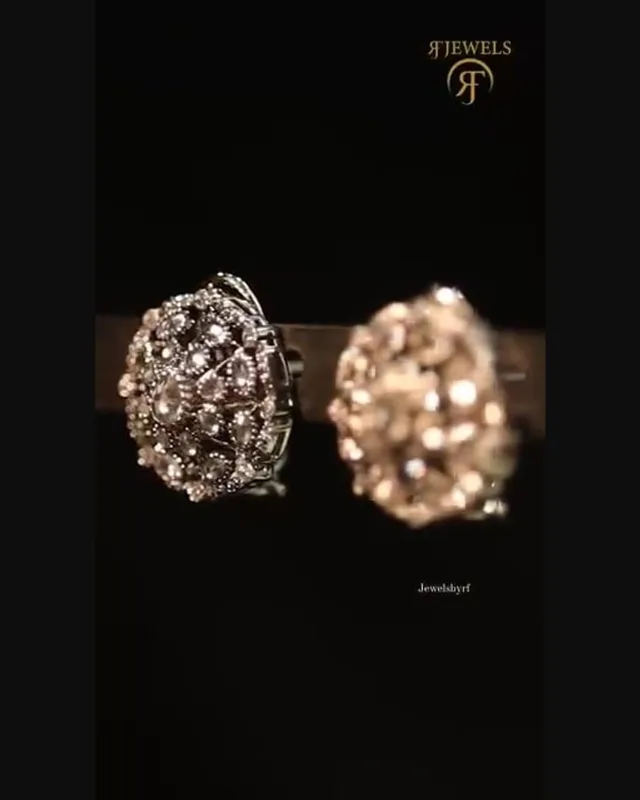 Silver Polki Tops by RF Jewels, view 4