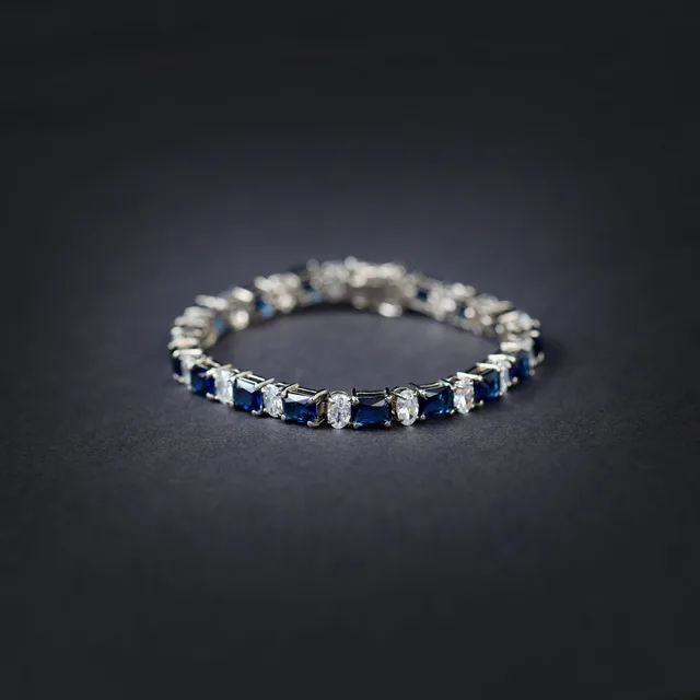 Sapphire Tennis by Jewels by RF, view 5